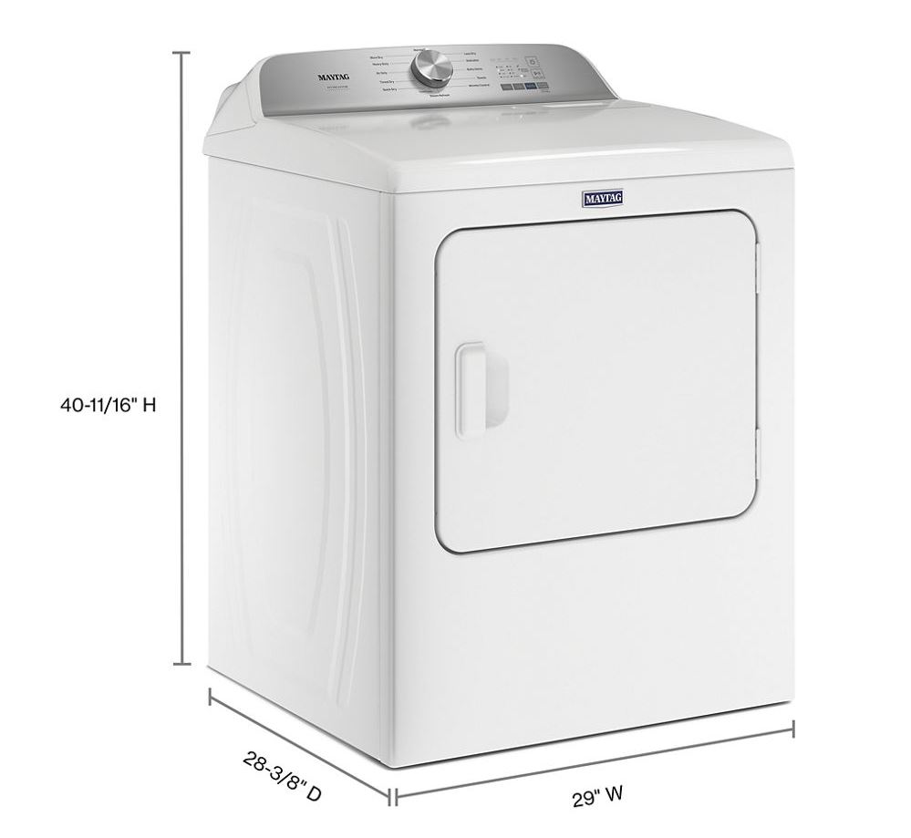 Maytag-MED6500MW-dimensions