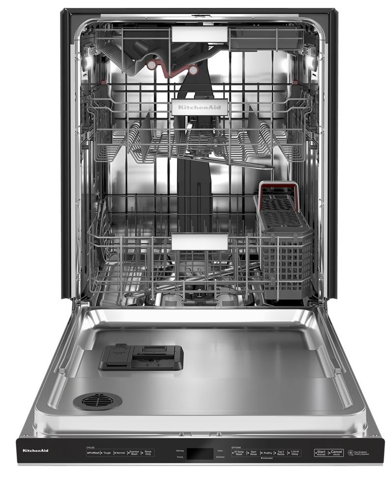 KitchenAid-KDPM804KPS-front view with open door