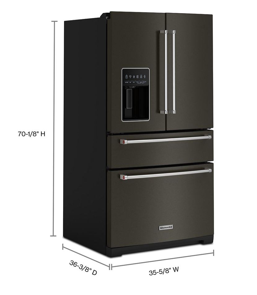 KitchenAid-KRMF536RBS-Dimension View