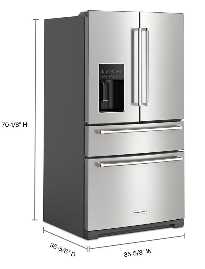 KitchenAid-KRMF536RPS-Dimension View