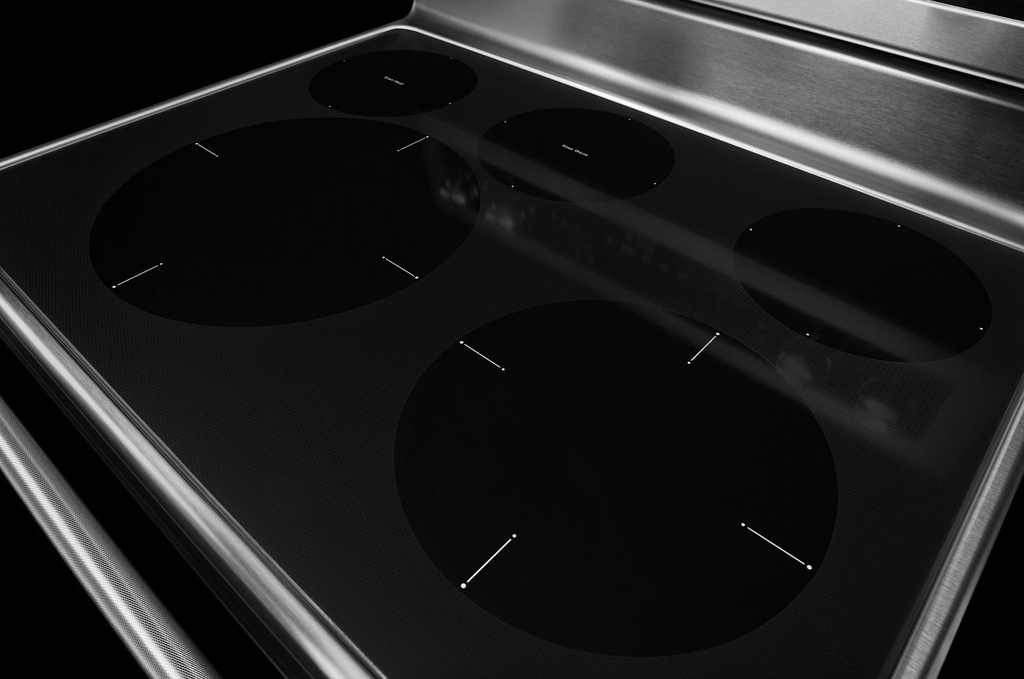 KitchenAid-KFEG500ESS-cooktop view