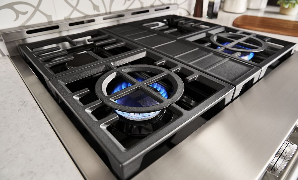 KitchenAid-KFGC500JSS-cooktop view