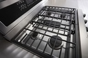 KitchenAid-KFGD500ESS-cooktop view