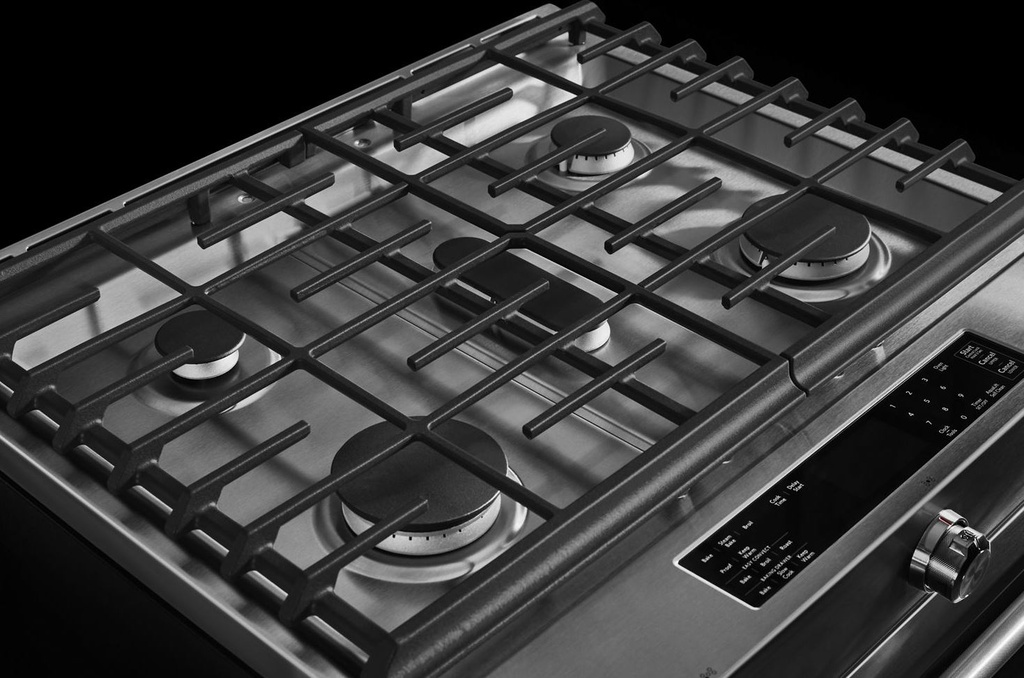 KitchenAid-KSGB900ESS-cooktop view