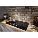 KitchenAid-KCES556HBL-black glass cooktop