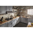 kitchenaid-KCES950KBL-modern Kitchen workspace with electric cooktop