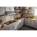 KitchenAid-KCES956KBL-black glass cooktop
