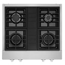 KitchenAid-KCGC500JSS-top view with 4 burners