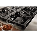 KitchenAid-KCGC558JSS-gas burner with removable grate