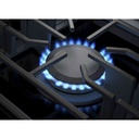 KitchenAid-KCGG536PBL-burner with flames