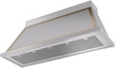 ILVE UANB60SSG Nostalgie Noblesse 60" Range Hood, bottom angled view