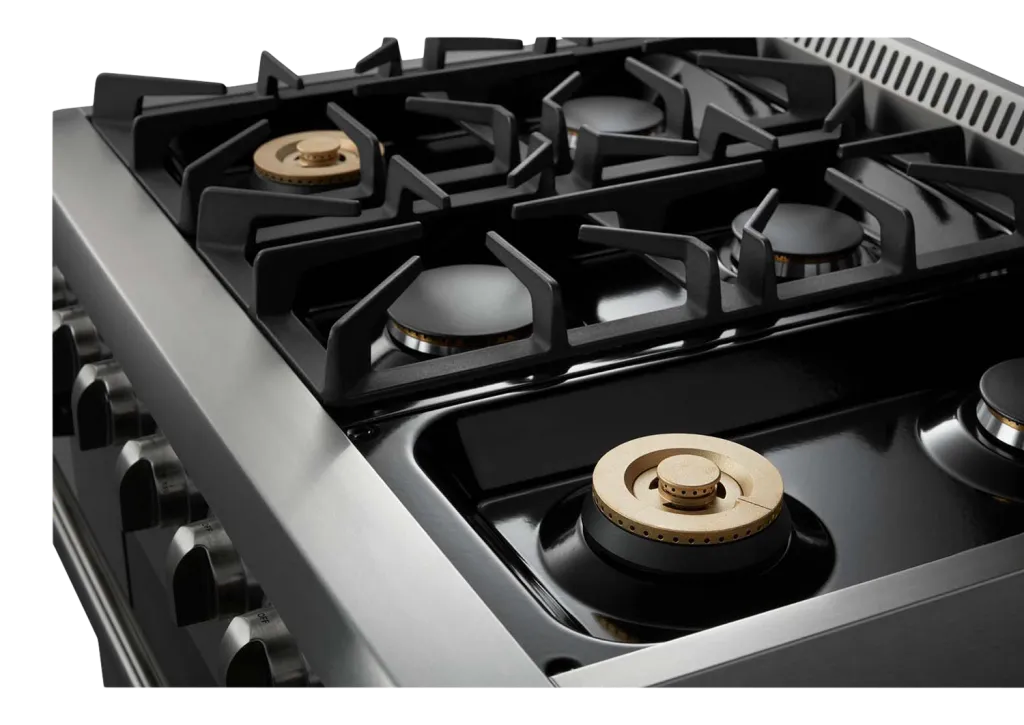 Thor Kitchen-HRG3618U-burner view