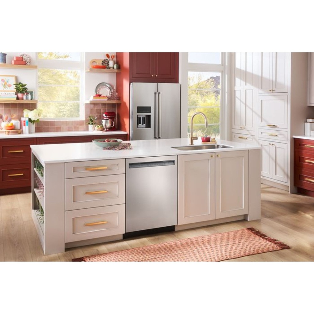 KitchenAid-KDFM404KPS-Modern Kitchen Workspace with Dishwasher