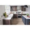KitchenAid-KFED500ESS-modern kitchen workspace with electric burner