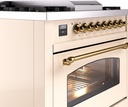 ILVE Nostalgie II 36" UP36FNMPAWG Dual Fuel Range details