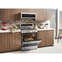 KitchenAid-KFGG500ESS-Modern Kitchen Workspace with burner