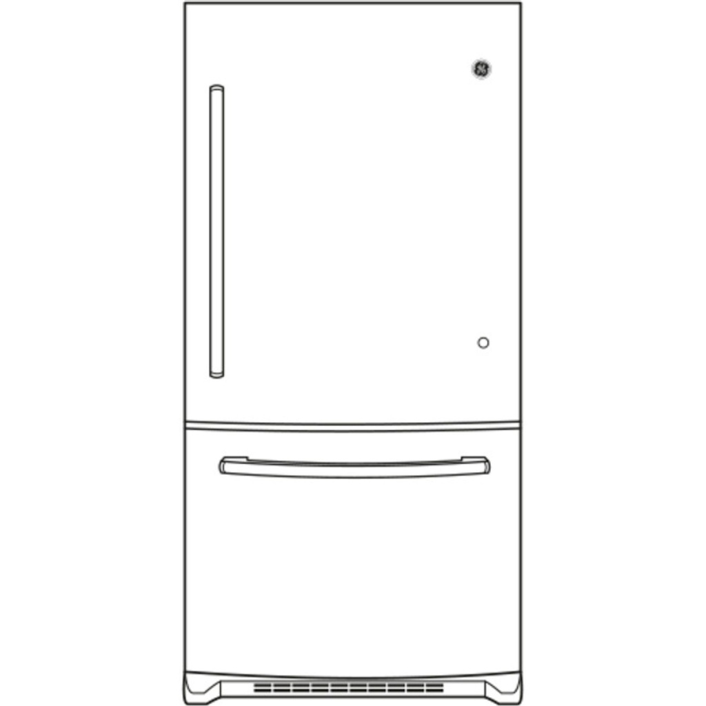 GE-GDE21EGKWW-Diagram Refrigerator