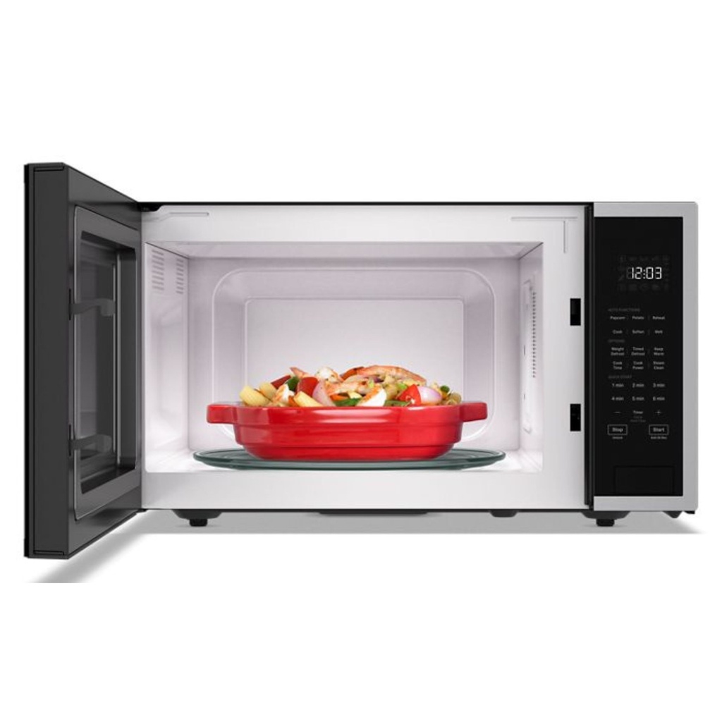 KitchenAid-KMCS324RPS-open view with food items