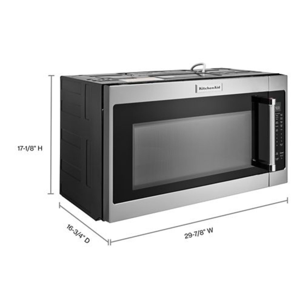 KitchenAid-KMHS120ESS-Dimension View