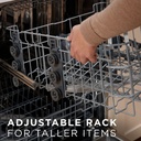 GDF650SYVFS adjustable rack for taller items