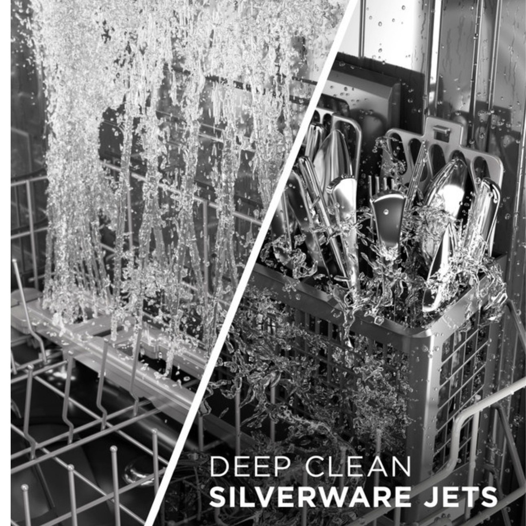 GE-GDP670SGVBB-Deep Clean Silverware Jets