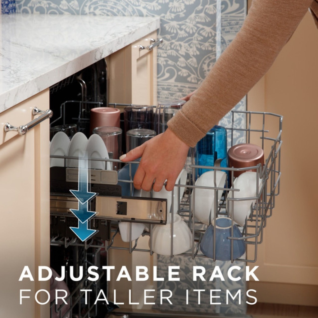 GDP670SGVBB adjustable rack for taller items