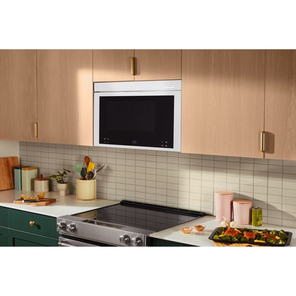 KitchenAid-KMMF530PWH-kitchen view with microwave