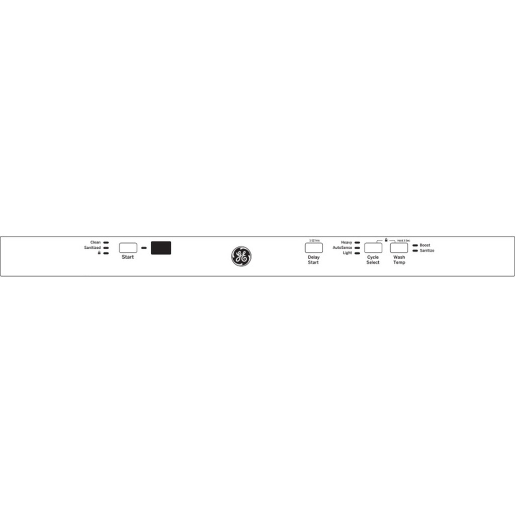 GE-GDT225SGLBB-Diagram of Control Panel