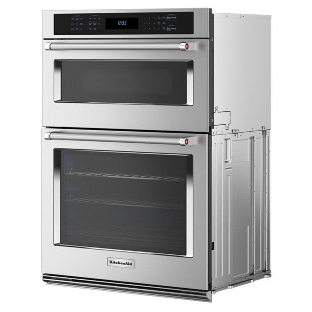 KitchenAid-KOEC527PSS-side tilted view