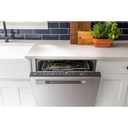 GE-GDT630PGRBB-Open Dishwasher in Modern Kitchen