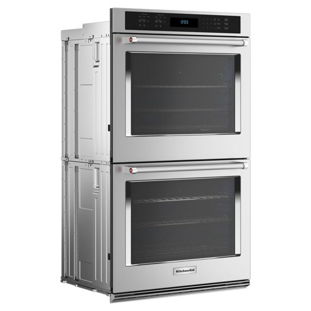 KitchenAid-KOED530PSS-front tilted view