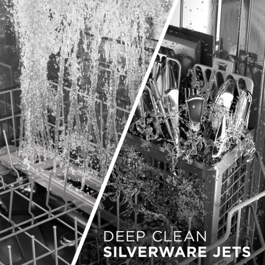GDT670SGVBB deep clean silverware jets