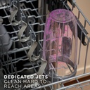 GDT670SGVBB clean hard to reach areas with bottle wash jets