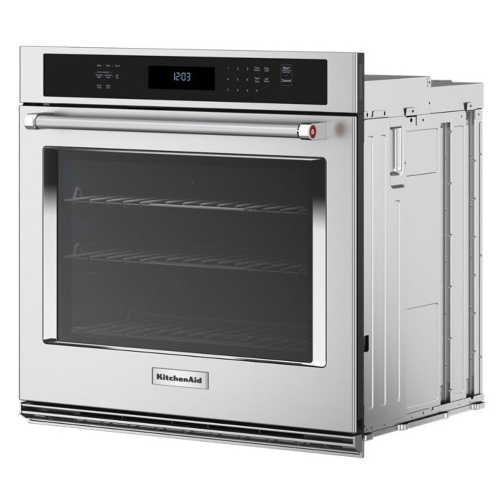 KitchenAid-KOES530PSS-front tilted view