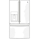 GFE28GMKES diagram of refrigerator