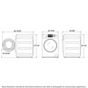 GE-GFQ14ESSNWW-Dimensional diagram