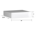 GE-GFR0728SNWW-Convenient 7” Height