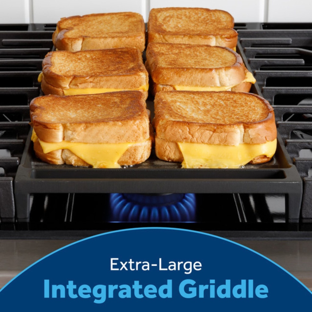 GE-GGF500PVBB-Extra-Large Integrated Griddle