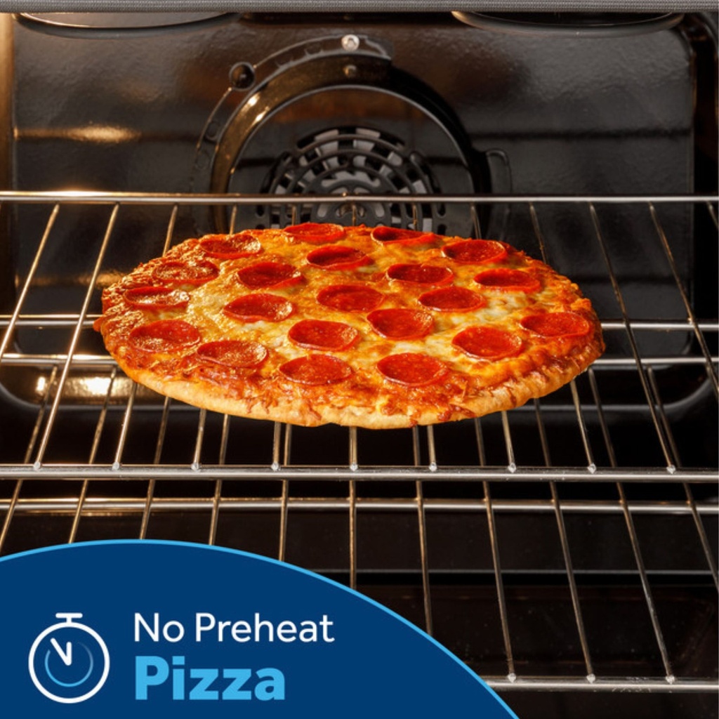 GE-GGF600AVBB-No Preheat Pizza