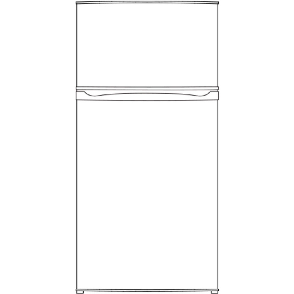 GPE12FGKBB diagram of refrigerator