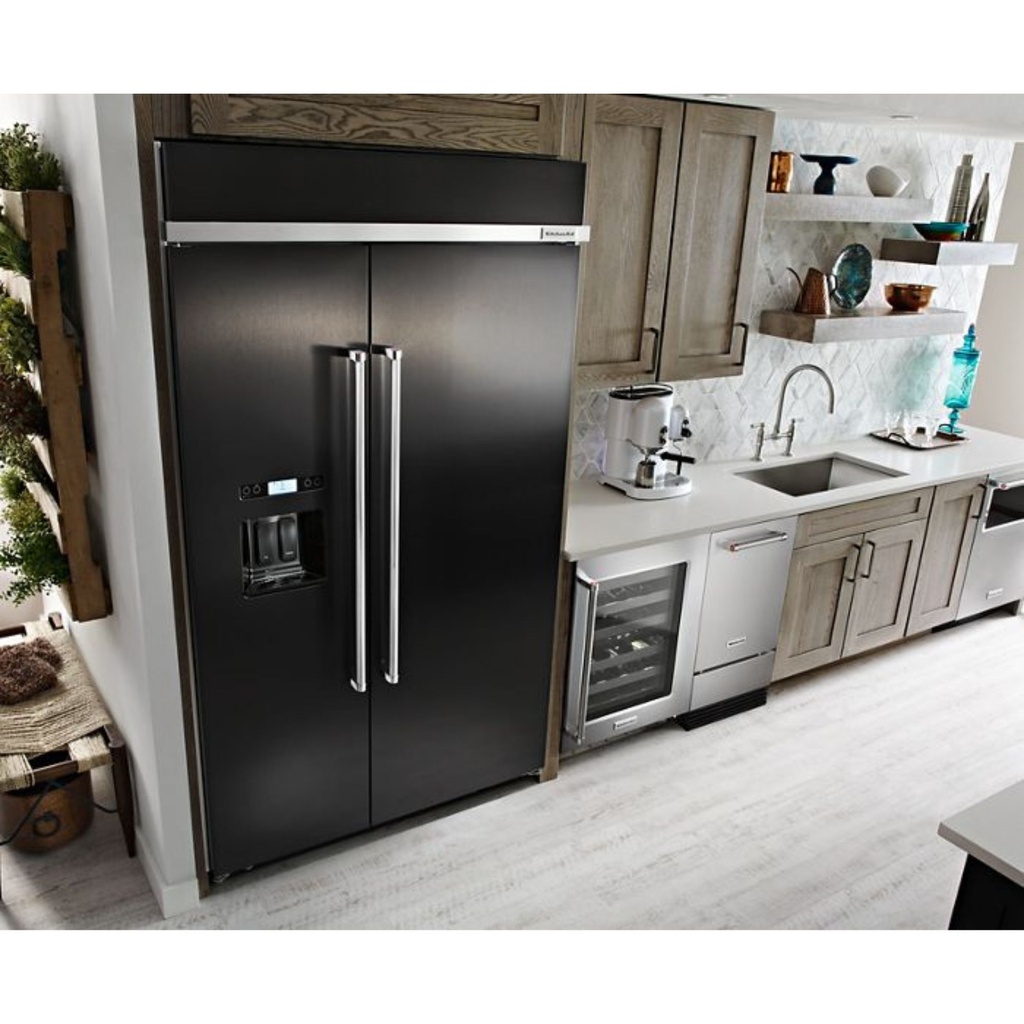 KitchenAid-KUID308HPS-Modern Kitchen Workspace with ice maker