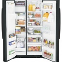 GSE25GGPBB inside view with open doors