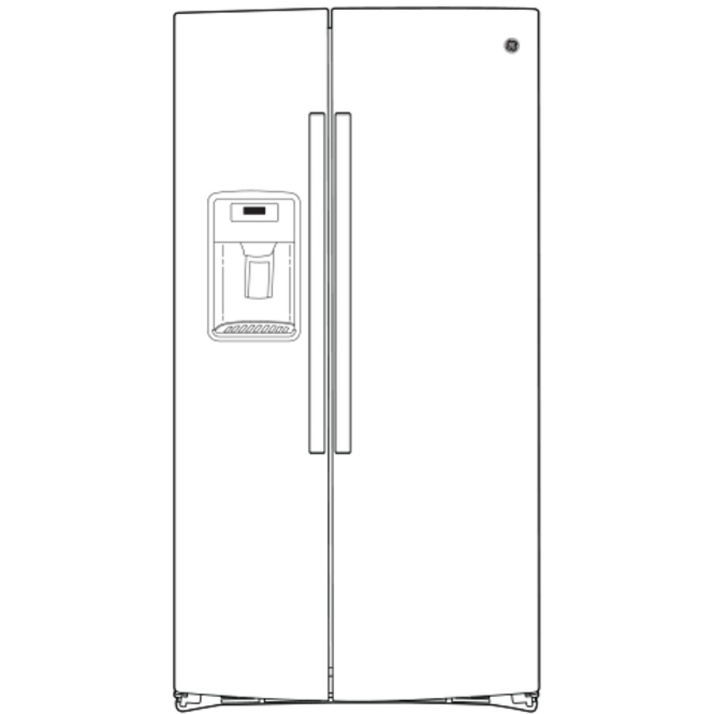 GE-GSS25IYNFS-Diagram of refrigerator