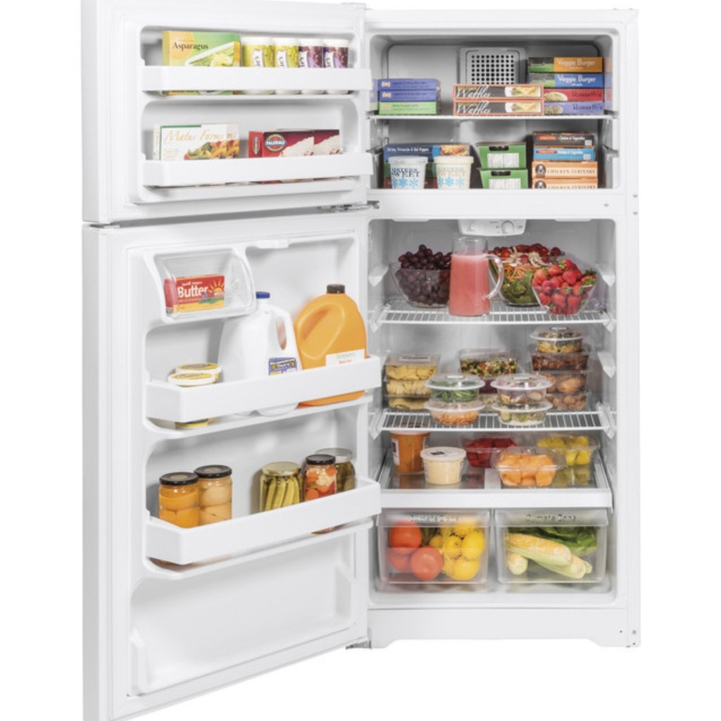 GE-GTE16DTNLWW-Large 11.58 cu. ft. fresh-food capacity