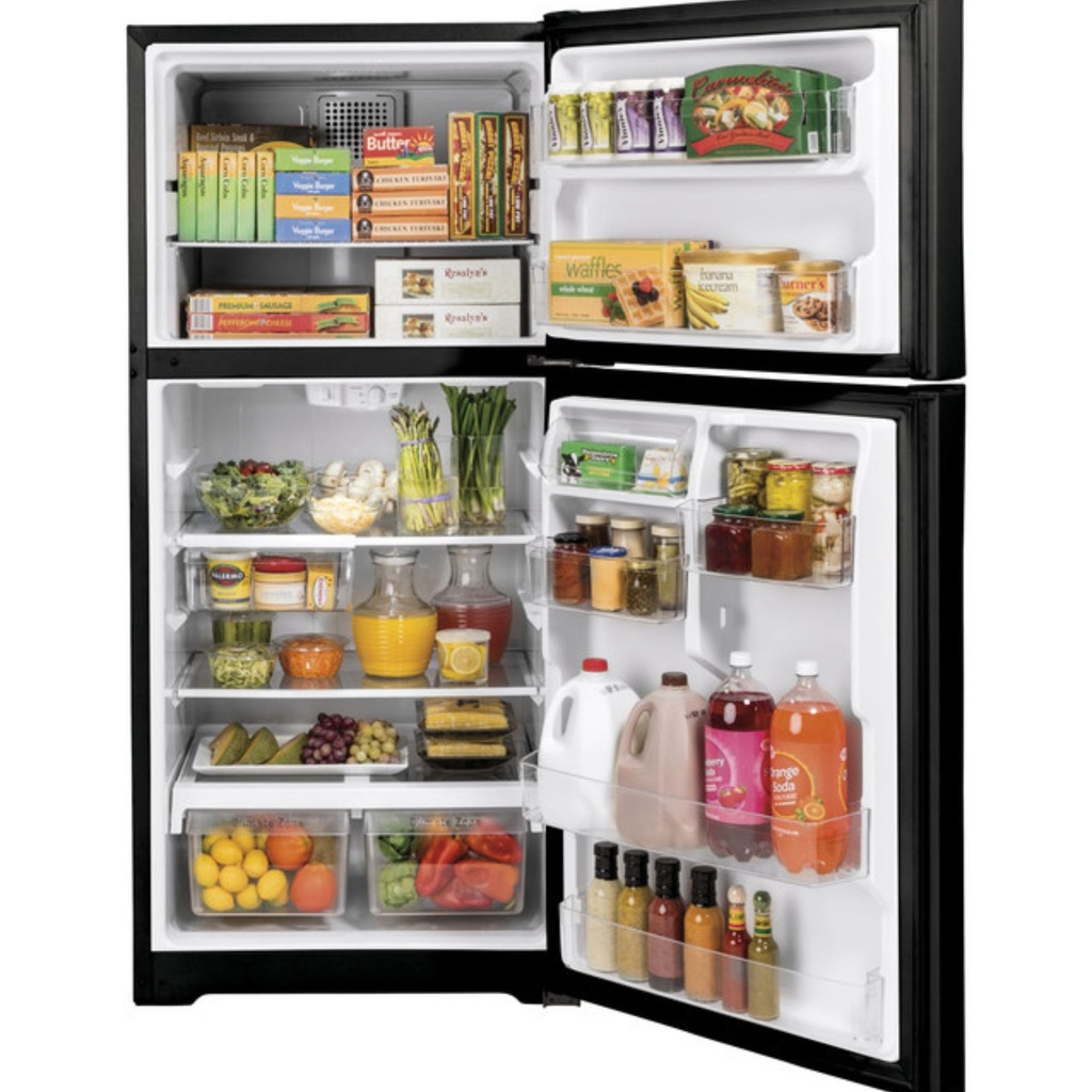 GE-GTE19JTNRBB-Large 13.51 cu. ft. fresh-food capacity