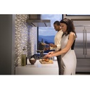 KitchenAid-KVWB606DSS-modern kitchen workspace with chimney