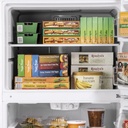 GE-GTS18HGNRBB-Adjustable glass freezer shelf