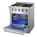 Thor Kitchen-HRD3088U-tilted view with door open