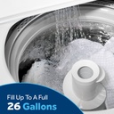 GE-GTW325ASWWW-Fill up to a full 26 gallons