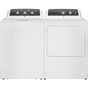 GE-GTX52EASPWB-Top-Loading Washer and Front-Loading Dryer Set